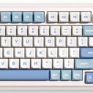 Механическая клавиатура MCHOSE K99V2, USB, Bluetooth, Радиоканал, Белый, Синий, Голубой [MC-K99V2-4]