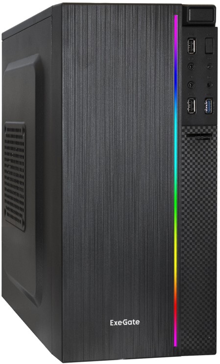 Корпус mATX Exegate mEVO-9302-RGB-700W-12