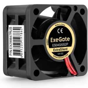 Вентилятор для корпуса Exegate ExtraSilent ES04020S2P