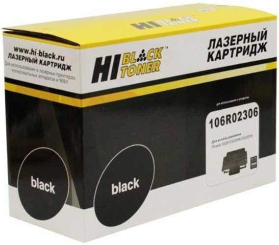 Тонер-картридж Hi-Black HB-106R02306 Черный