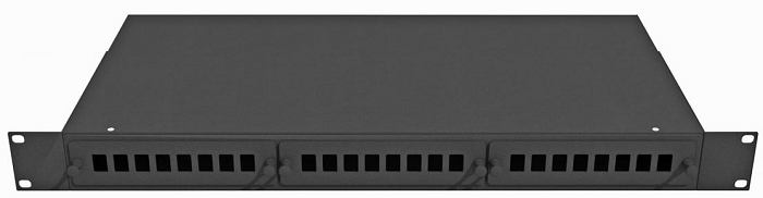 Коммутационная панель TopLAN PPS-Top-24DLC-SM-BK