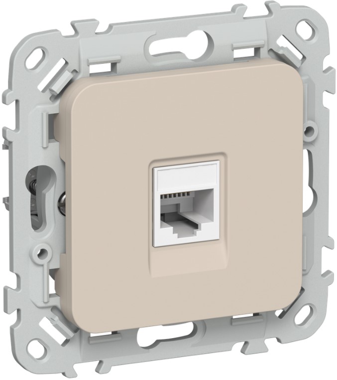 Розетка компьютерная IEK FI-K12-2-K88