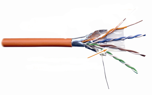 Кабель витая пара F/UTP 5e кат. 4 пары Lanmaster LAN-5EFTP-LSZH