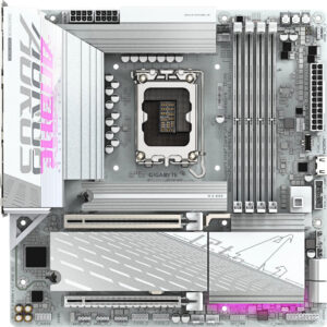 Материнская плата GIGABYTE B860M AORUS ELITE WIFI6E ICE, LGA1851, Intel B860, mATX