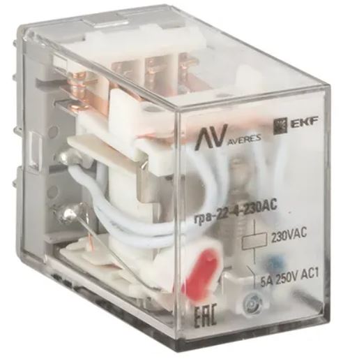 Реле промежуточное EKF rpa-22-4-230AC