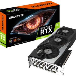Видеокарта GIGABYTE nVidia GeForce RTX 3060, 12 ГБ GDDR6, [GV-N3060GAMING OC-12GD 2.0]