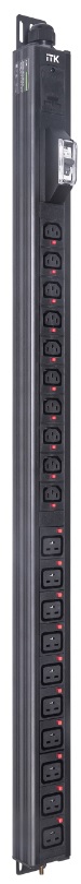 Блок розеток ITK BS-PV60-10C13-10C19-12