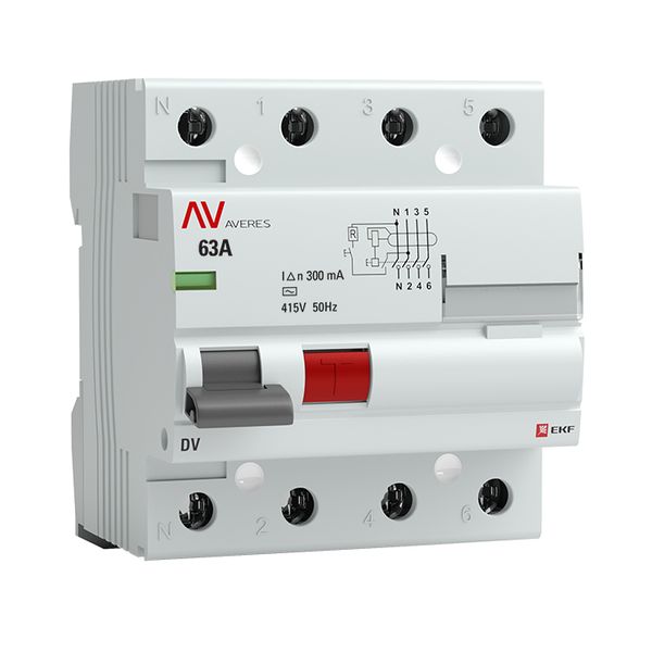 УЗО EKF rccb-4-63-300-ac-av