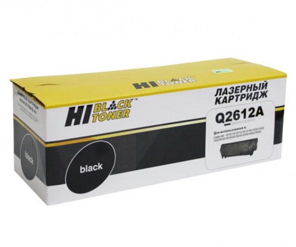 Тонер-картридж Hi-Black HB-Q2612A Черный