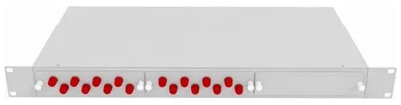 Кросс оптический стоечный Vimcom СКРУ-1U-16FC/U-SM-16AD+16PT/G-GR