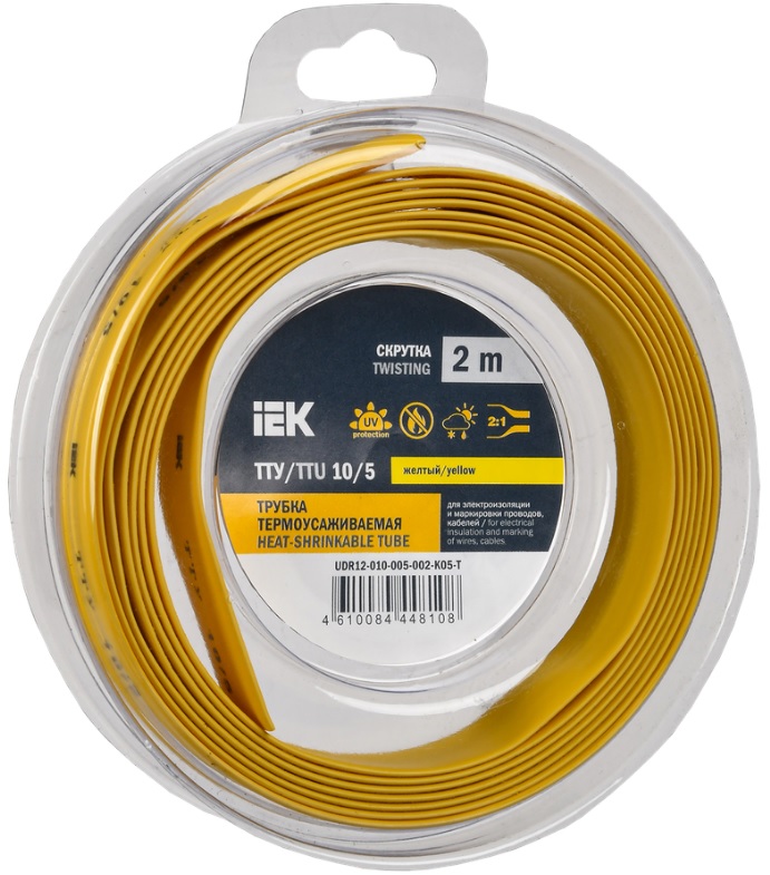 Трубка термоусадочная IEK UDR12-010-005-002-K05-T