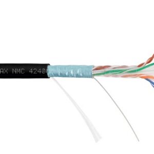 Кабель витая пара F/UTP 6 кат. 4 пары NikoMax NMC 4240C-BK