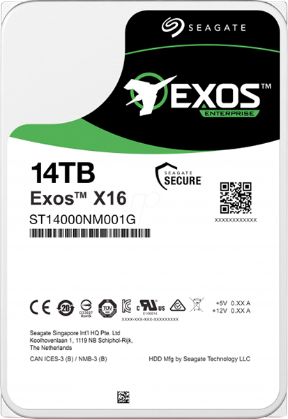 Жесткий диск 14TB SATA 6Gb/s Seagate ST14000NM001G