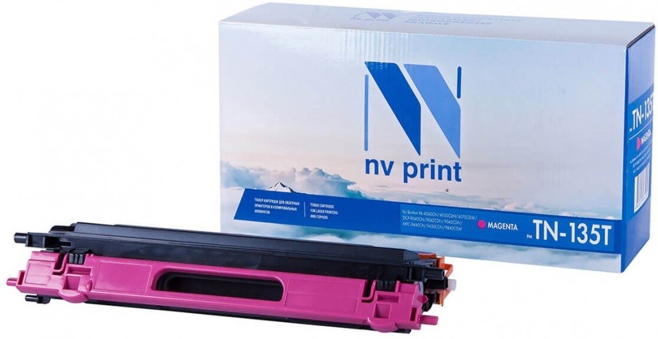 Тонер-картридж NVP NV-TN135M Пурпурный