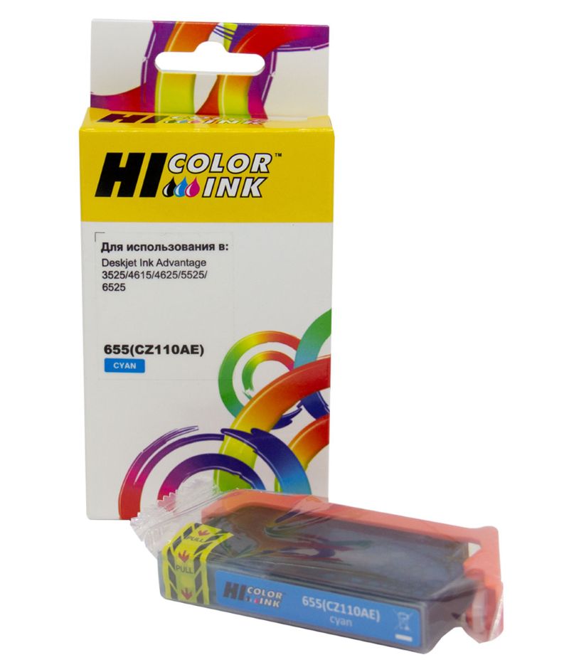 Тонер-картридж Hi-Black HB-CZ110AE Голубой