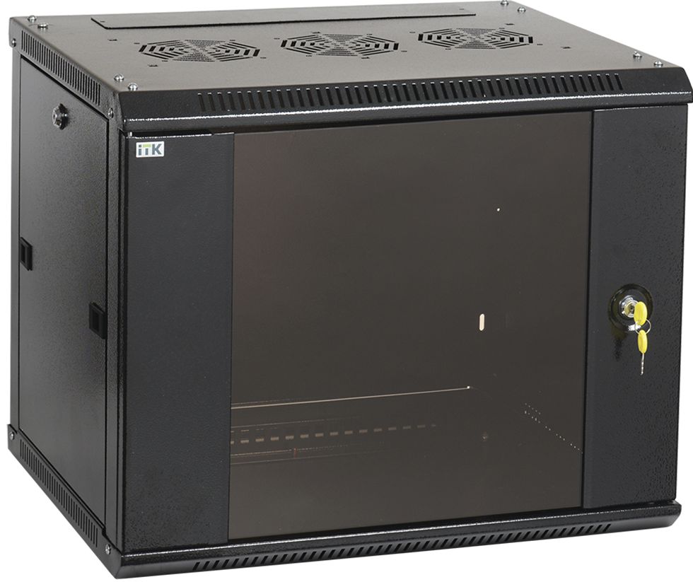 Шкаф настенный 19", 15U ITK LWR5-15U64-GF