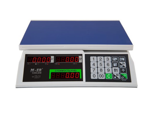 Весы Mercury M-ER 326AC-32.5 "Slim" LED