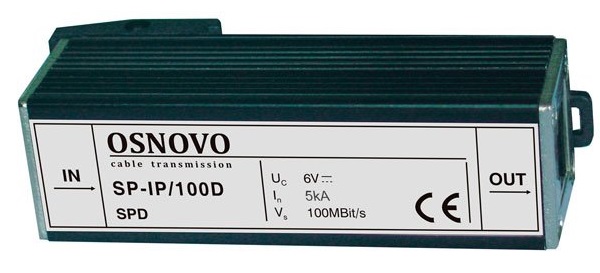 Грозозащита OSNOVO SP-IP/100D