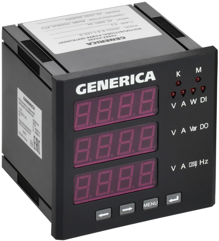 Мультиметр GENERICA IDM21-5-3-1-LED-G