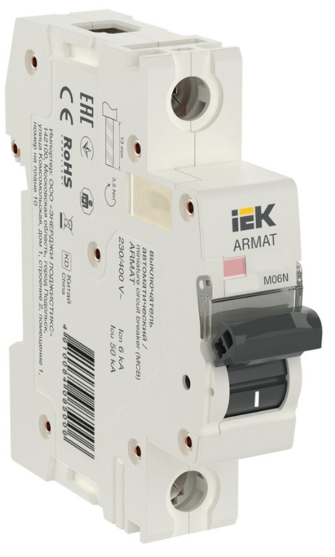 Автоматический выключатель IEK AR-M06N-1-D005