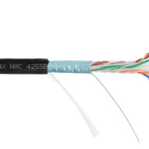 Кабель витая пара F/UTP 6а кат. 4 пары NikoMax NMC 4255B-BK
