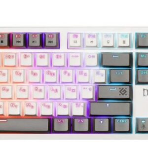 Механическая клавиатура Defender Dasher GK-472, USB, Бело-серый [45472]