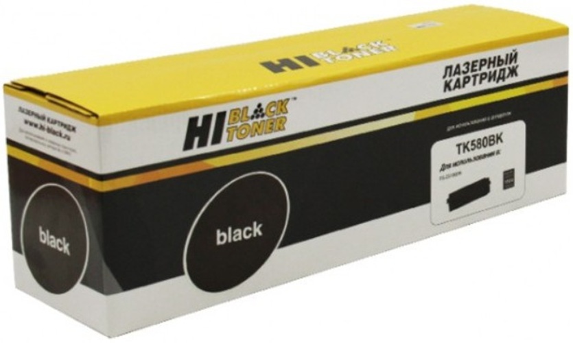 Тонер-картридж Hi-Black HB-TK-580Bk Черный