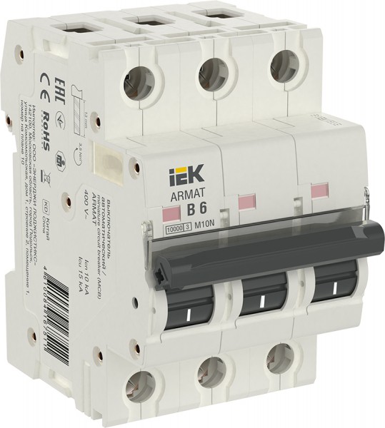 Автоматический выключатель IEK AR-M10N-3-B006