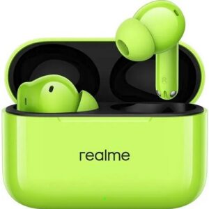 Наушники TWS Realme Buds T200, Bluetooth, Внутриканальные, Зеленый, [6941764462090]