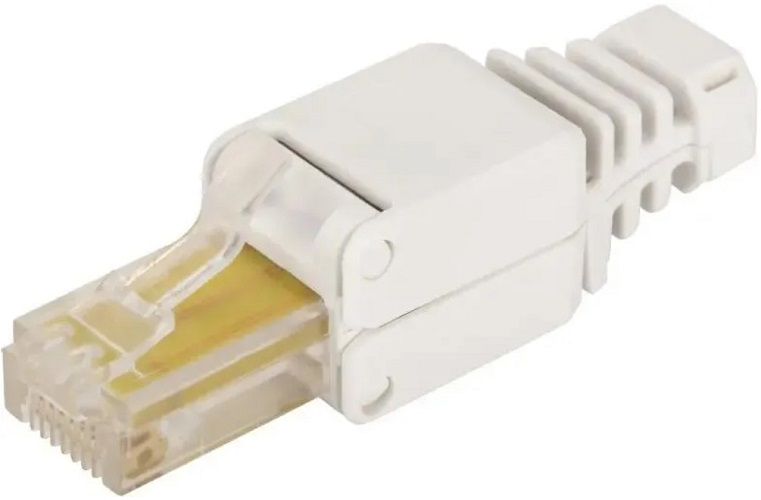 Коннектор Lanmaster LAN-TMP-U5E-WH