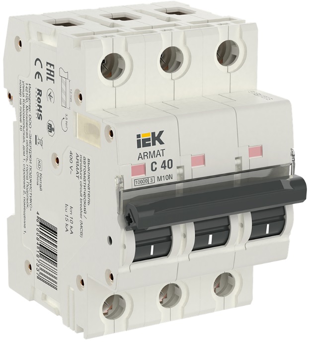 Автоматический выключатель IEK AR-M10N-3-C040