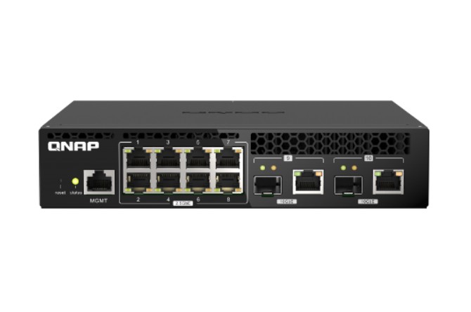 Коммутатор управляемый QNAP QSW-M2108R-2C