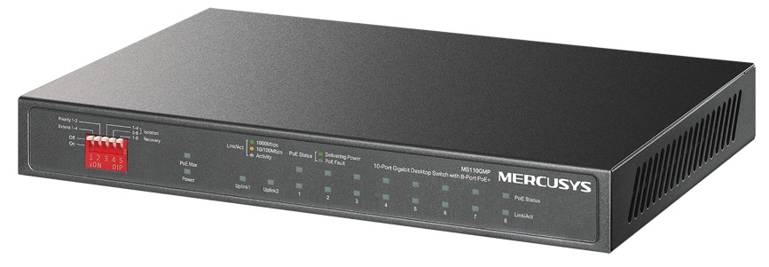 Коммутатор неуправляемый Mercusys MS110GMP