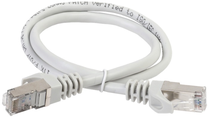 Кабель патч-корд F/FTP 5e кат. 1.5м ITK PC01-C5EF-1M5