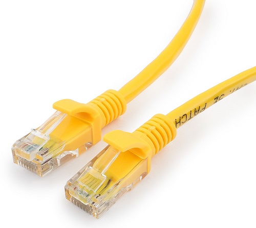 Кабель патч-корд U/UTP 5e кат. 0.25м Cablexpert PP10-0.25M/Y