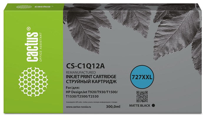 Тонер-картридж Cactus CS-C1Q12A Черный