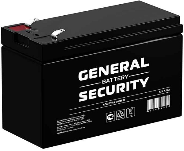 Аккумулятор General Security GSL7.2-12 F2