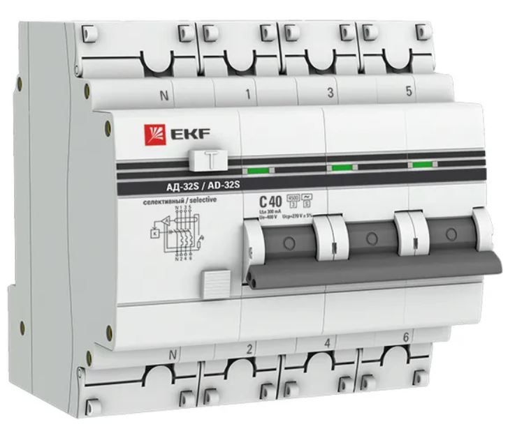 Автомат дифференциальный EKF D63N46ES40C300