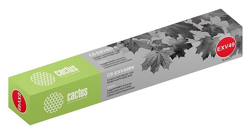 Тонер-картридж Cactus CS-EXV49BK Черный