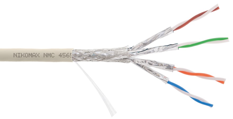 Кабель витая пара S/FTP 7 кат. 4 пары NikoMax NMC 4565L-IY