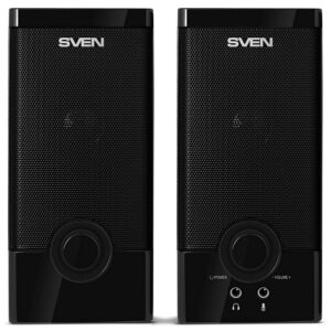 Компьютерная акустика 2.0 Sven SPS-603, Черный, [SV-015183]