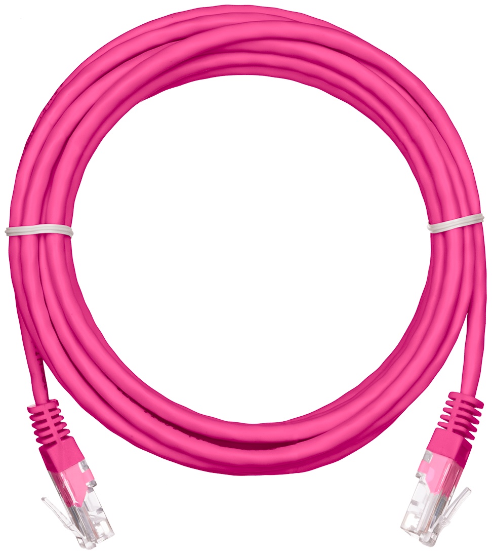 Кабель патч-корд U/UTP 5e кат. 3м Netlan EC-PC4UD55B-BC-PVC-030-PK-10