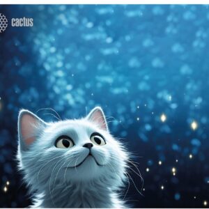 Коврик для мыши Cactus White Cat