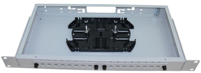 Кросс оптический стоечный TopLAN КРС-Top-2U-32FC/ST-GY