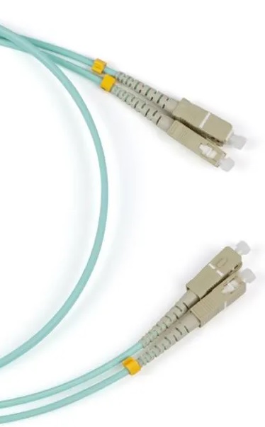 Патч-корд волоконно-оптический Vimcom DPC-MM50(OM3)-LSZH-3.0-LC-LC-0,3