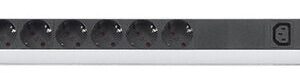Блок розеток 19", 10 розеток Cabeus PDU-16-10S-10C13-B-T