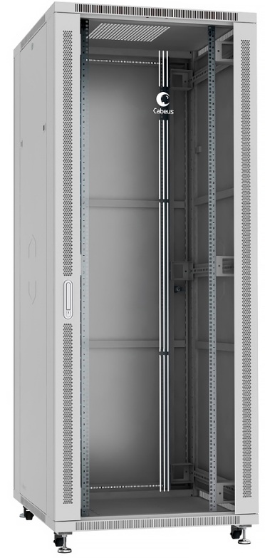 Шкаф напольный 19", 42U Cabeus SH-05C-42U80/100