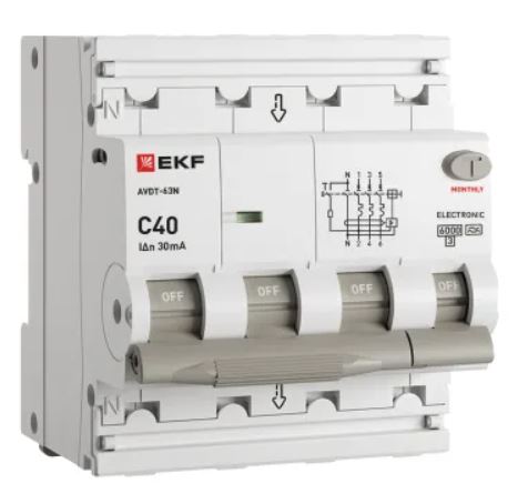 Автомат дифференциальный EKF D63N46EA40C30