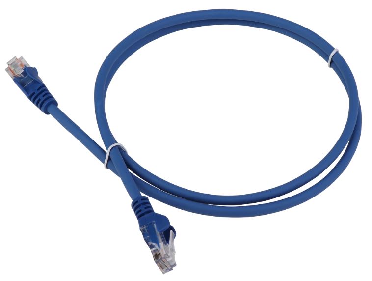 Кабель патч-корд U/UTP 6 кат. 0.5м Lanmaster LAN-PC45/U6-0.5-BL