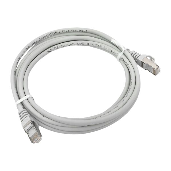Кабель патч-корд EKF TRP-5EFTP-LSH-3M-GY